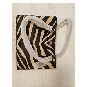 Coach Peyton Zebra Top Handle Small Hobo Handbag